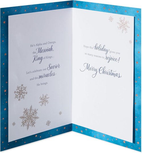 American Greetings Christmas Card - Reasons to Rejoice | Festive Design for Holiday Cheer