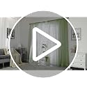 Black Sheer Curtains 72 Inches Length, 2 Panels Light Filtering Drapes