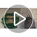 ZYSUN 12" Clear Wreath Hangers for Front Door, 2 Pack Non-Scratch Over Door Hooks