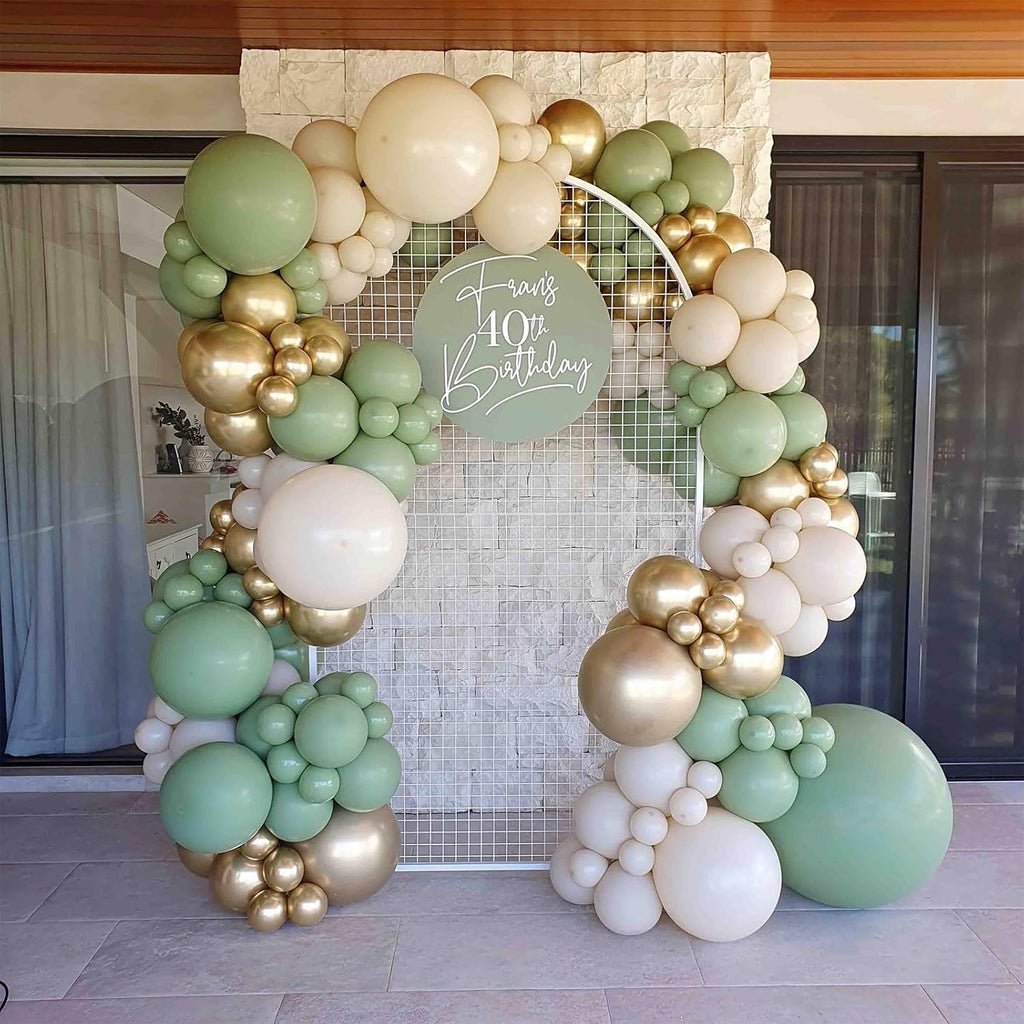 Voircoloria 110pcs Metallic Gold Balloons - 12 Inch Chrome Latex for Graduation, Wedding & Parties