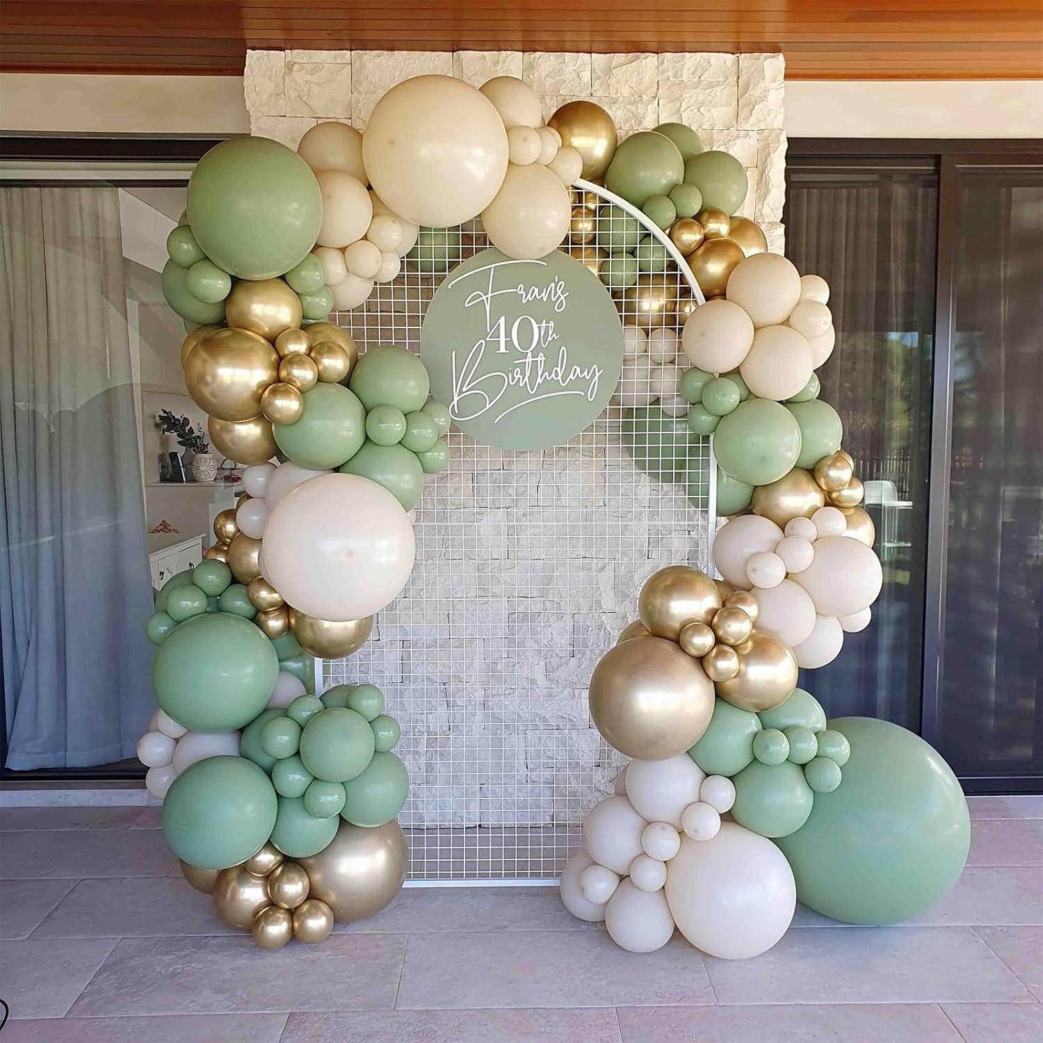 Voircoloria 110pcs Metallic Gold Balloons - 12 Inch Chrome Latex for Graduation, Wedding & Parties