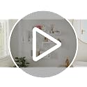 5-Piece Solid Wood Floating Shelves - Rustic Wall Mounted Storage Organizers