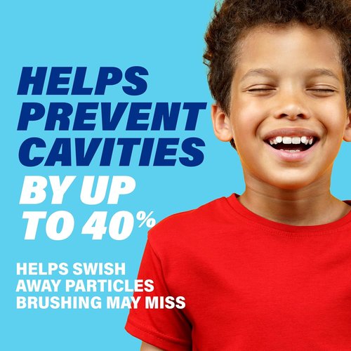 ACT Kids Anticavity Fluoride Rinse - Wild Watermelon Flavor | 16.9 fl. oz. with Accurate Dosing Cup, Alcohol-Free