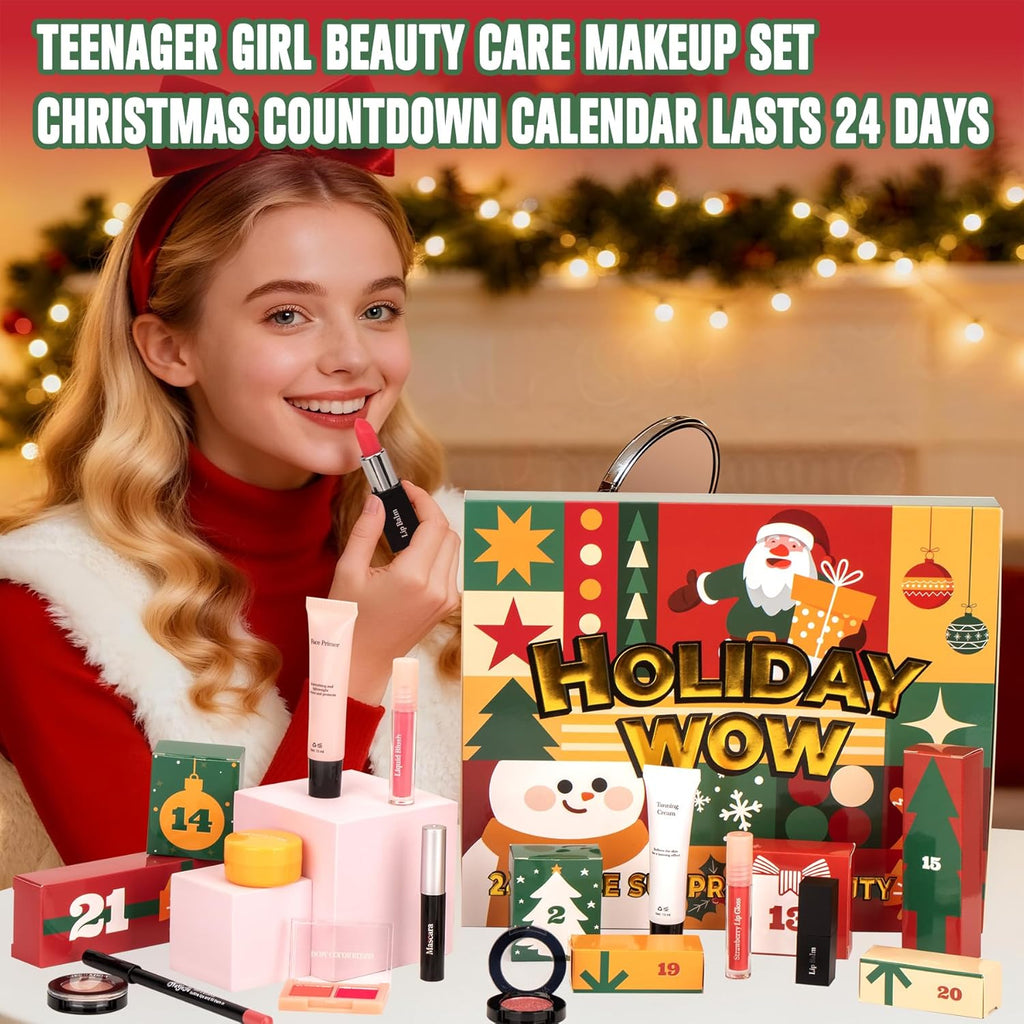 Skiennix Makeup Advent Calendar 2025 | 24 Days of Beauty Surprises - Perfect Christmas Gift for Teen Girls