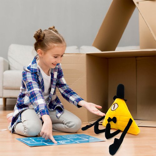 Adenzai: Gravity Falls Plush -Bill Cipher Plush – Soft and Cute Gravity Falls Stuffed Toy, Baby Plush Doll Pillow, for Kids, Boys, Girls, and Fans of Weird Town for Christmas Thanksgiving