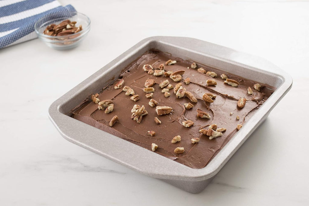 USA Pan 8-Inch Square Cake and Brownie Pan - Aluminized Steel Bakeware Classic