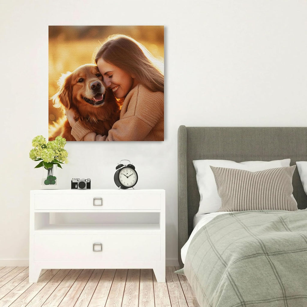 SPECPIX Custom Canvas Prints - Personalized Wall Art for Family, Pets & More | 12x12 Size