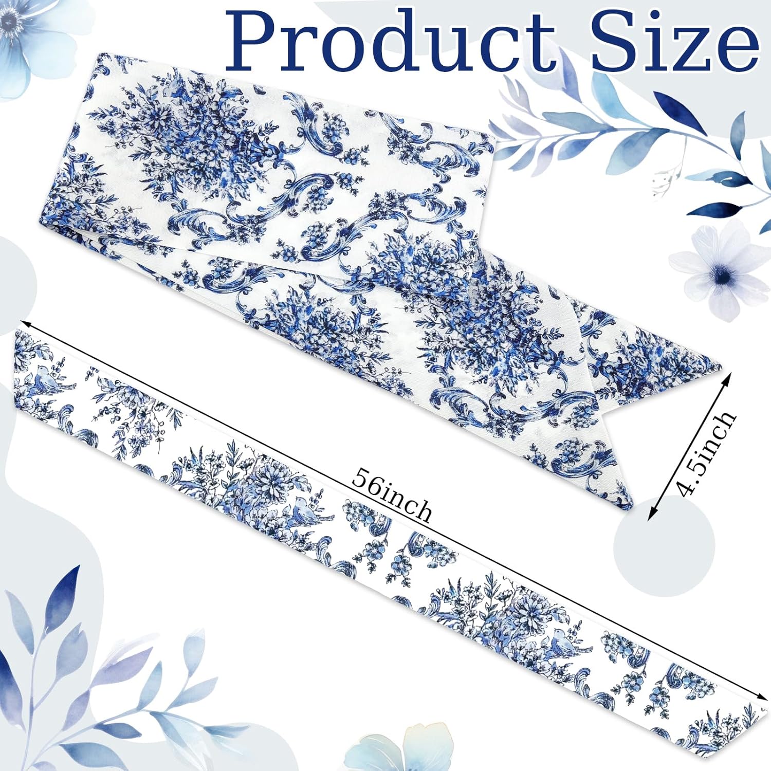 XunYee Wreath Sash Set - 6 Pcs Embroidery Monogram Decor for Indoor/Outdoor Wedding & Party | Retro Style