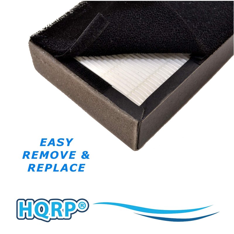 HQRP 3-Pack Filter Compatible with Lowe's 560976, LOWESRAPF-E-4, FLT5000, Idylis 3-Speed 193-sq ft IAP-GG-125 Tower Air Purifier