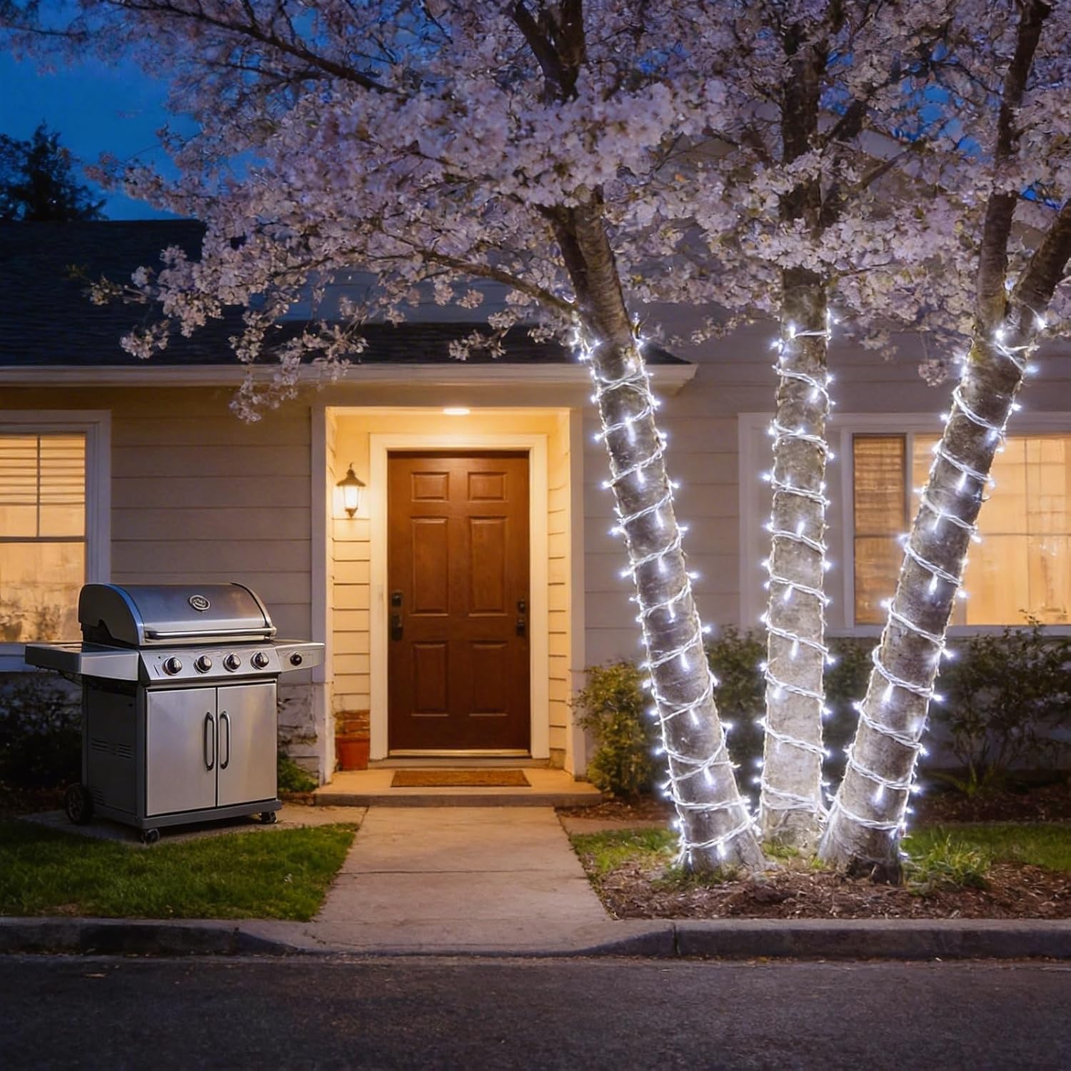 Skiennix 100 LED White Christmas Lights - UL Certified Commercial Grade String Lights | 35 FT for Indoor/Outdoor Use