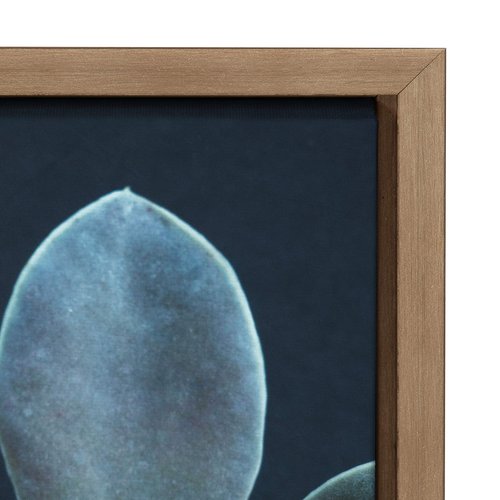 Kate and Laurel Sylvie Little One Framed Canvas Wall Art by F2Images, 18x24 Gold, Botanical Art for Wall