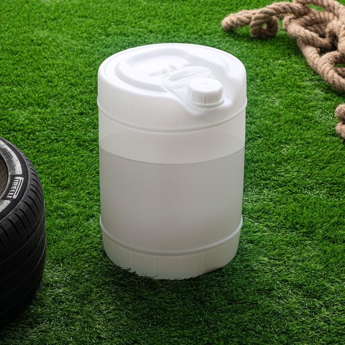 CroBlissful 2 Pack 5 Gallon Tighthead Container with Cap Clear Plastic Jugs with Lids, Plastic Hedpak Water Jug Storage Containers, HDPE Carboy Leak Proof for Fermentation, Storage and Brewing