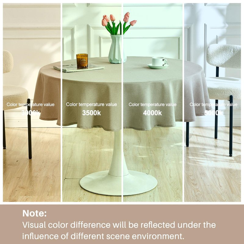 AUSSPVOCT Textured Linen 60 Inch Round Tablecloth Up to 48" Tables, Waterproof Spill-Proof Wipeable Round Table Cloth Wrinkle Free Circle Dining Tablecover for Birthday Farmhouse Spring Easter Decor