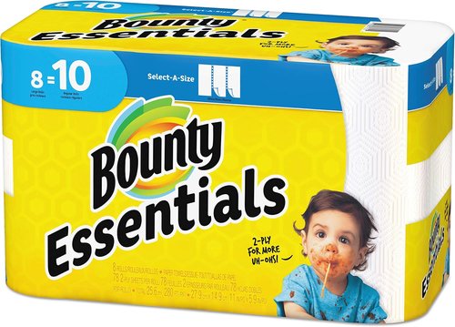 Bounty Select-A-Size Paper Towels - 2-Ply, 78 Sheets/Roll | 8 Rolls/Carton for Ultimate Cleanliness