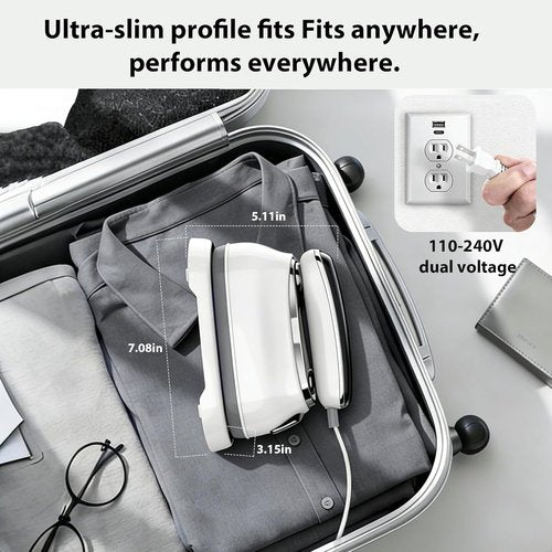 **Travel Steamer for Clothes by [Brand Name] - 1300W Power, 160mL Tank, 10s Heat-Up, 6 Modes | Ideal for Home & Travel**