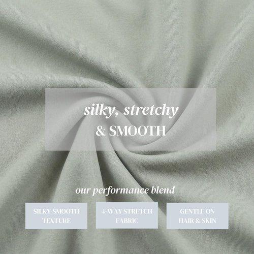Beckham Hotel Collection Cooling Pillowcases - King Size Set of 2 | Silky Soft, Breathable, Aqua Gray