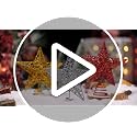 Blulu Gold 6 Inch Star Tree Topper – Glitter Christmas Treetop