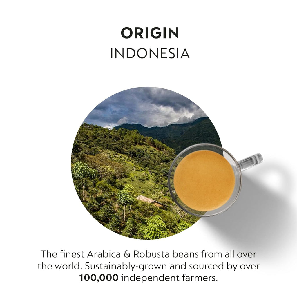 Nespresso Indonesia Master Origin Dark Roast Coffee Capsules - 50 Count Pods for Rich Flavor