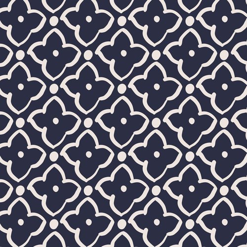 Vera Bradley Women's Cotton Double Knit Throw Blanket, Moorish Peacoat, 70 X 50
