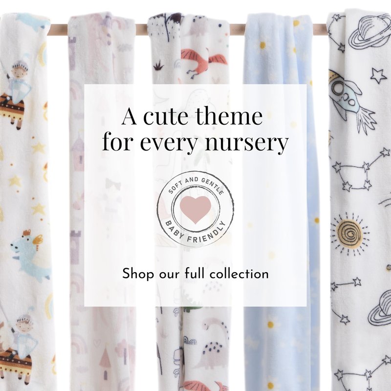 Evolur Secret Garden 2 Piece Gift Set, Includes Blanket with Lovey, Warm and Cozy Baby Blanket, Machine Washable, Soft and Charming Lovey