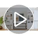 6-Tier Industrial Bookcase with Doors, 70-Inch Tall Storage Display Shelf