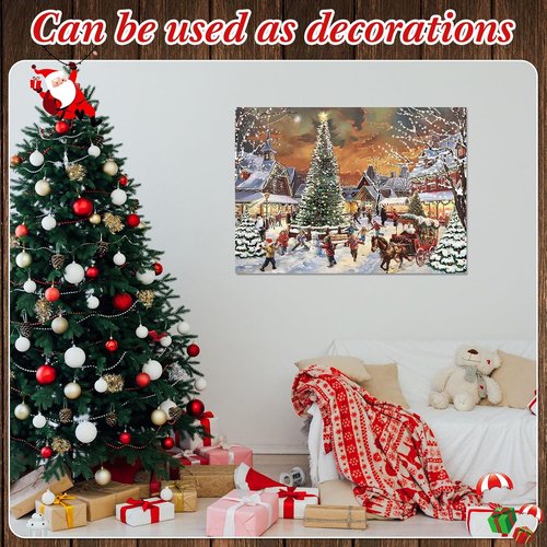 Civaner 1000 Piece Christmas Puzzle - Winter Village Snow Scene | Perfect Holiday Family Activity