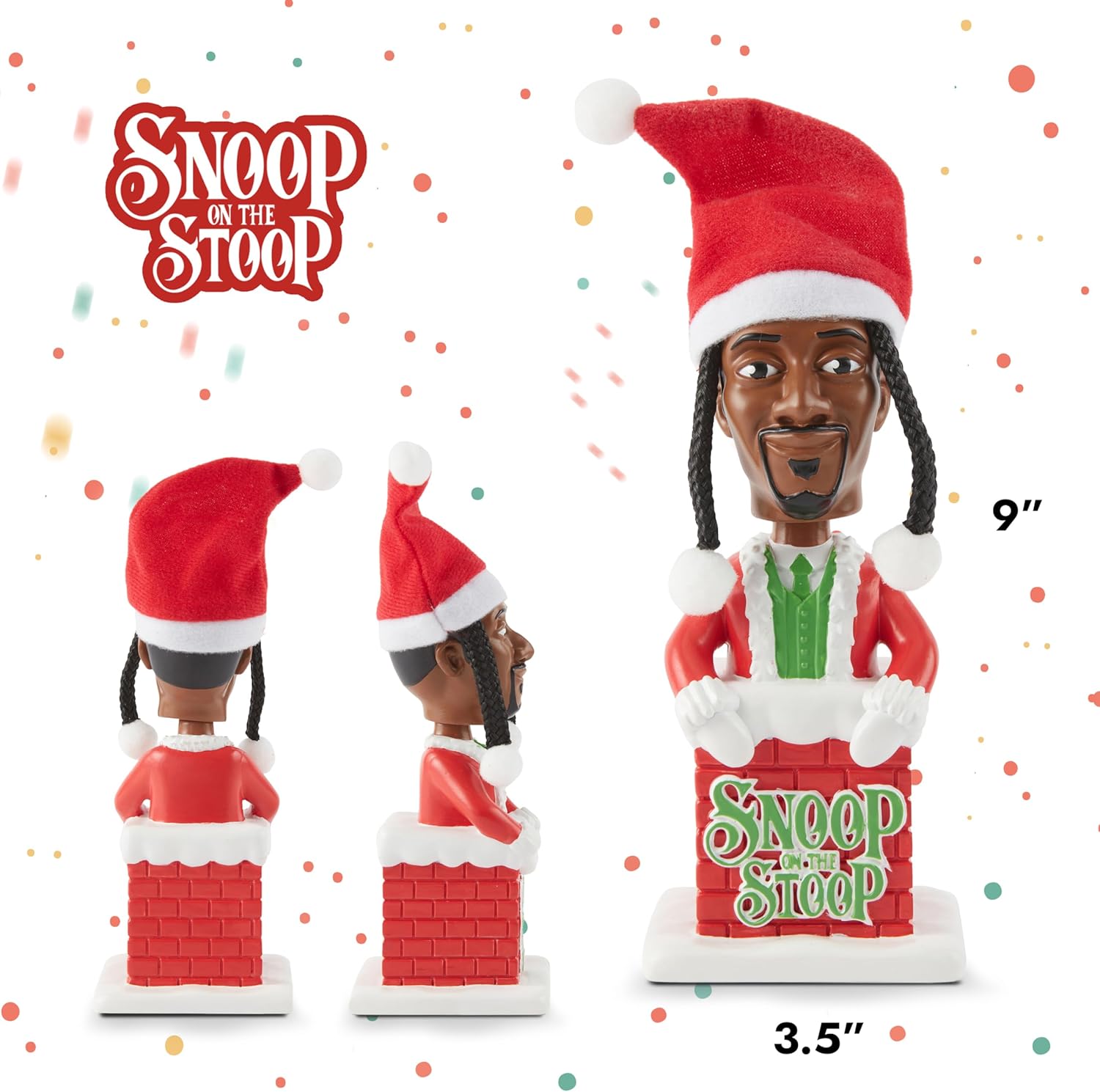Snoop Dogg Bobblehead - Fun Christmas Dashboard Decoration | Unique Gift Idea