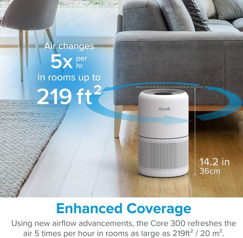 LEVOIT Air Purifier Bundle - Ideal for Home Allergies & Pet Owners | Includes Replacement Filter