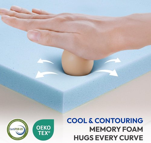Gelsea 8-Inch Full Size Mattress - Firm Gel Memory Foam for Pressure Relief & Spinal Alignment | CertiPUR-US Certified