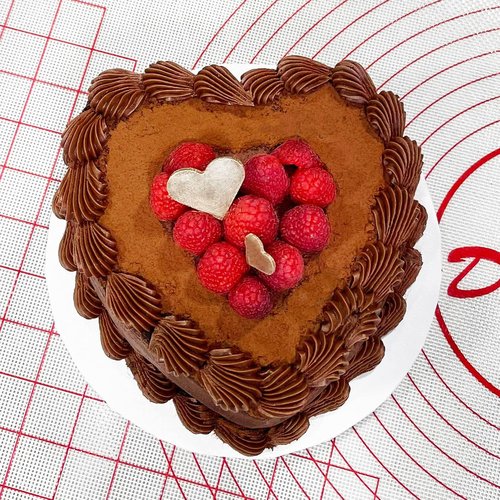 Fat Daddio's Heart Cake Pan - Anodized Aluminum, 6 x 3 Inch for Perfect Baking