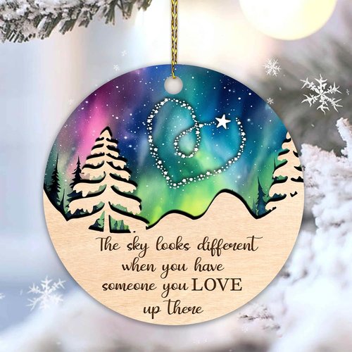 Hyturle Memorial Christmas Ornaments - Suncatcher for Remembering Loved Ones | Sympathy Gifts for Mom & Dad