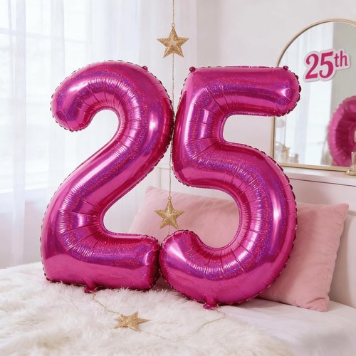 Laser Hot Pink Number 9 Balloon - 40 Inch Giant Birthday Decoration for Girls | Perfect for 9th, 19th, 29th Parties