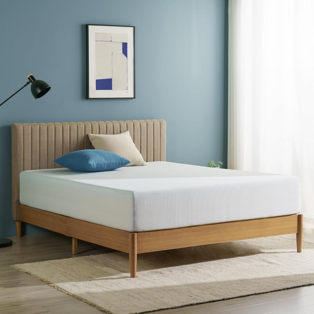 Zinus 12 Inch Green Tea Memory Foam Mattress - King Size, Cooling Gel, Medium Firm, Fiberglass Free