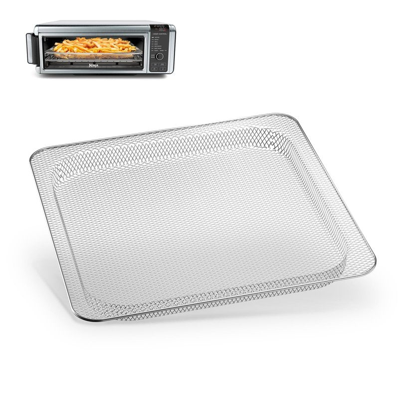 for Ninja Foodi Replacement Air Fryer Oven Basket, Original Replacement Baking Trays for Ninja DT201/DT251 Foodi Digital Air Fryer Oven,Stainless Steel Air Fryer Accessories for Ninja Foodi