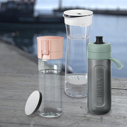 Brita MicroDisc Waterfilter Cartridge, 1 Count (Pack of 3), White Attachments: