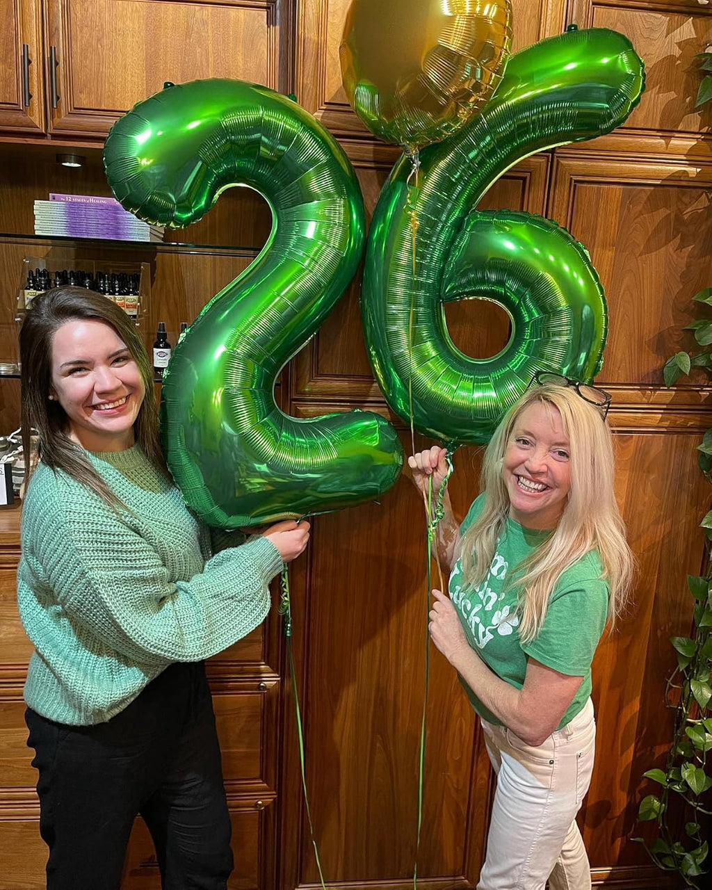 Number 6 Foil Balloon - Dark Green 40 Inch Giant Balloon for 6th Birthday Party Decorations