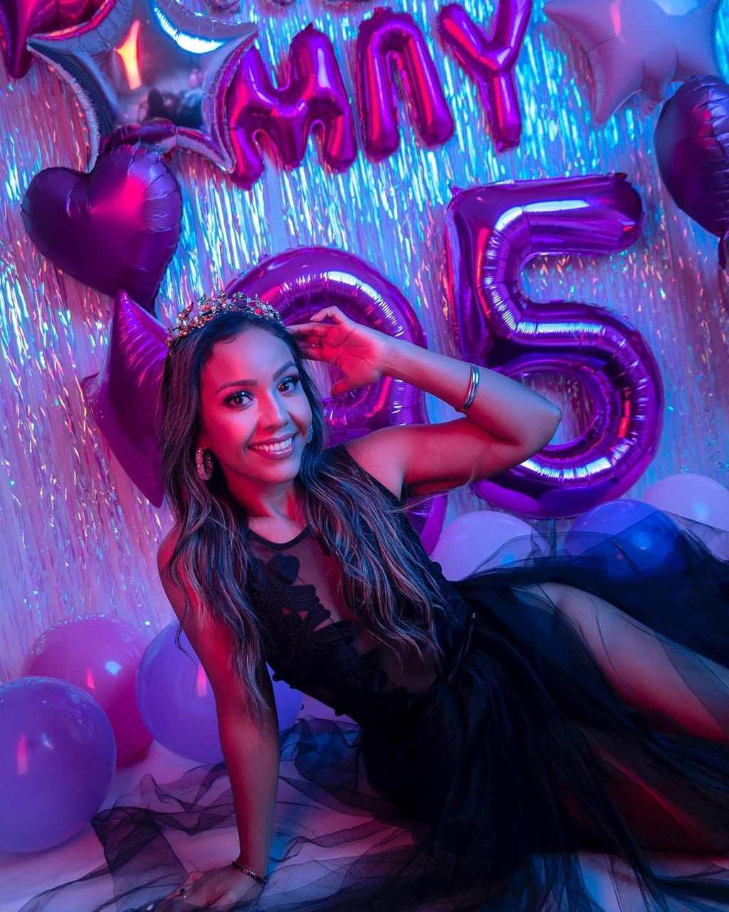 Purple Number 18 Balloon - 40 Inch 18th Birthday Decoration for Girls & Boys Party Supplies