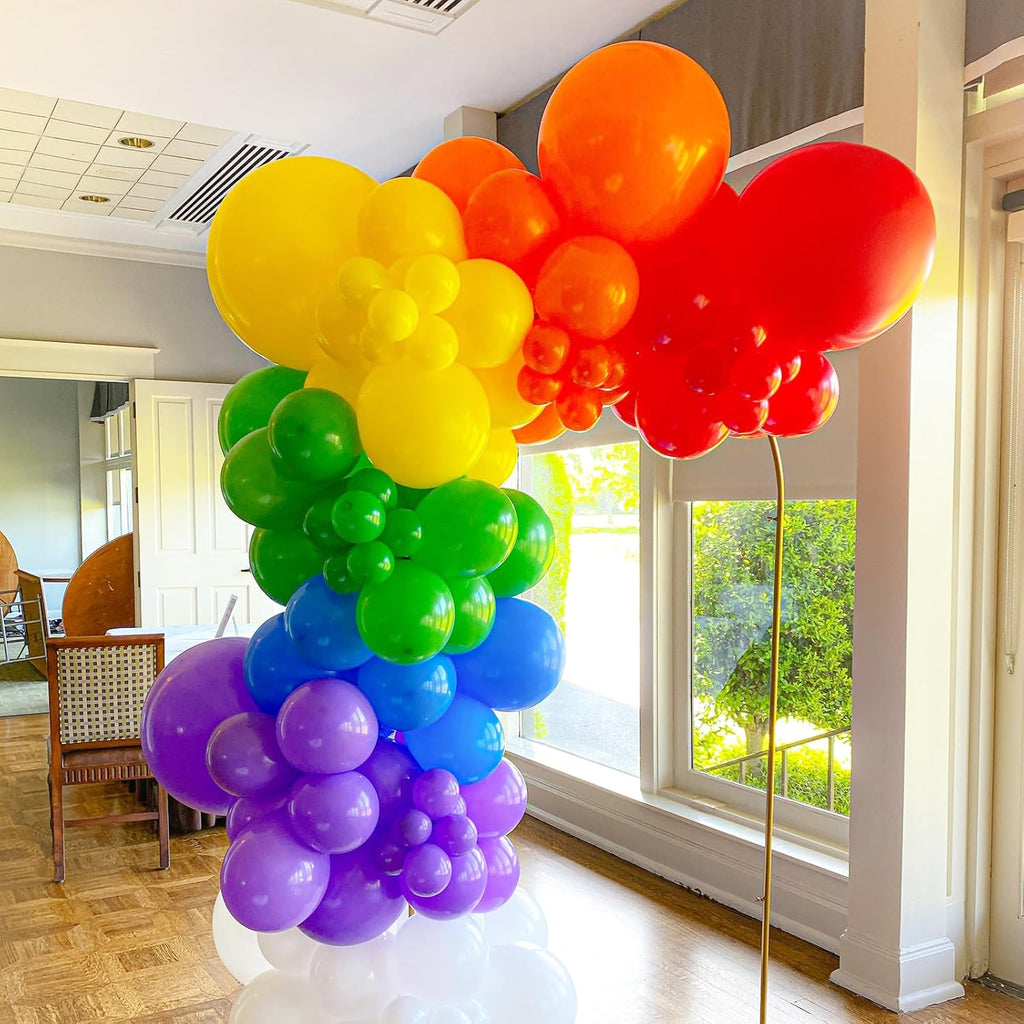 Voircoloria Green Balloon Garland Arch Kit - 90-Pack in Various Sizes for Graduation, Weddings & Parties