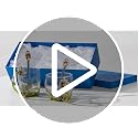 DUMVOIN Blue Enamel Flower Glass Coffee Mug Set with Spoons - Tea & Gift Set for Women & Tea Lovers