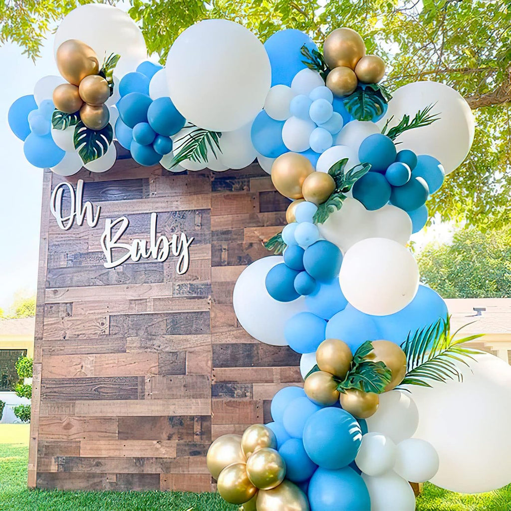PartyWoo Light Blue Balloons - 50 Pcs 12 Inch Pastel Aqua Latex for Graduation, Baby Shower & Weddings