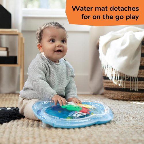 Baby Einstein Ocean Explorers High Chair - Compact Folding Design with Water Mat & 5-Point Harness, Ages 6+ Months