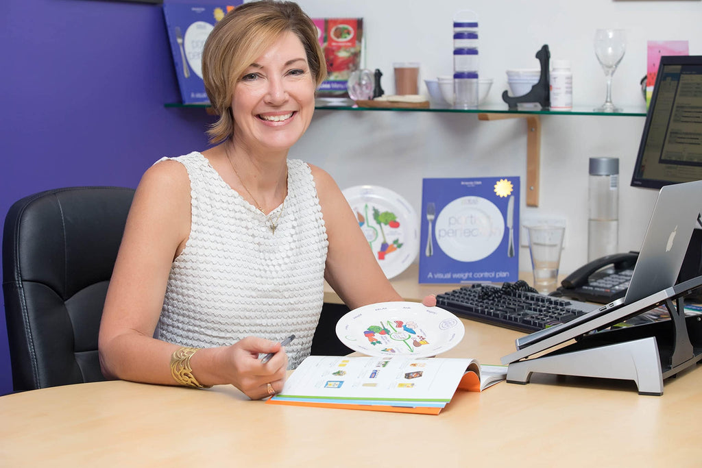 Portion Perfection, 2 Pack MELAMINE Bariatric Portion Control Plate 8”. Get the Bariatric Surgery Must-Haves for Longterm Weight Control to Guide your Gastric Sleeve or Bypass Journey