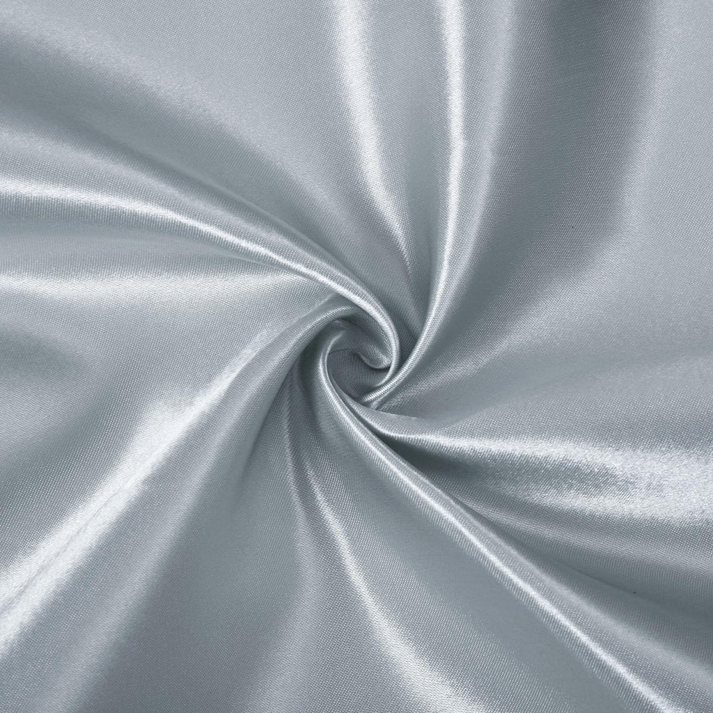Skiennix Silver Table Runner - Satin Silk-Like Smooth Decor | 12 Pack, 12x108 Inches for Weddings & Parties