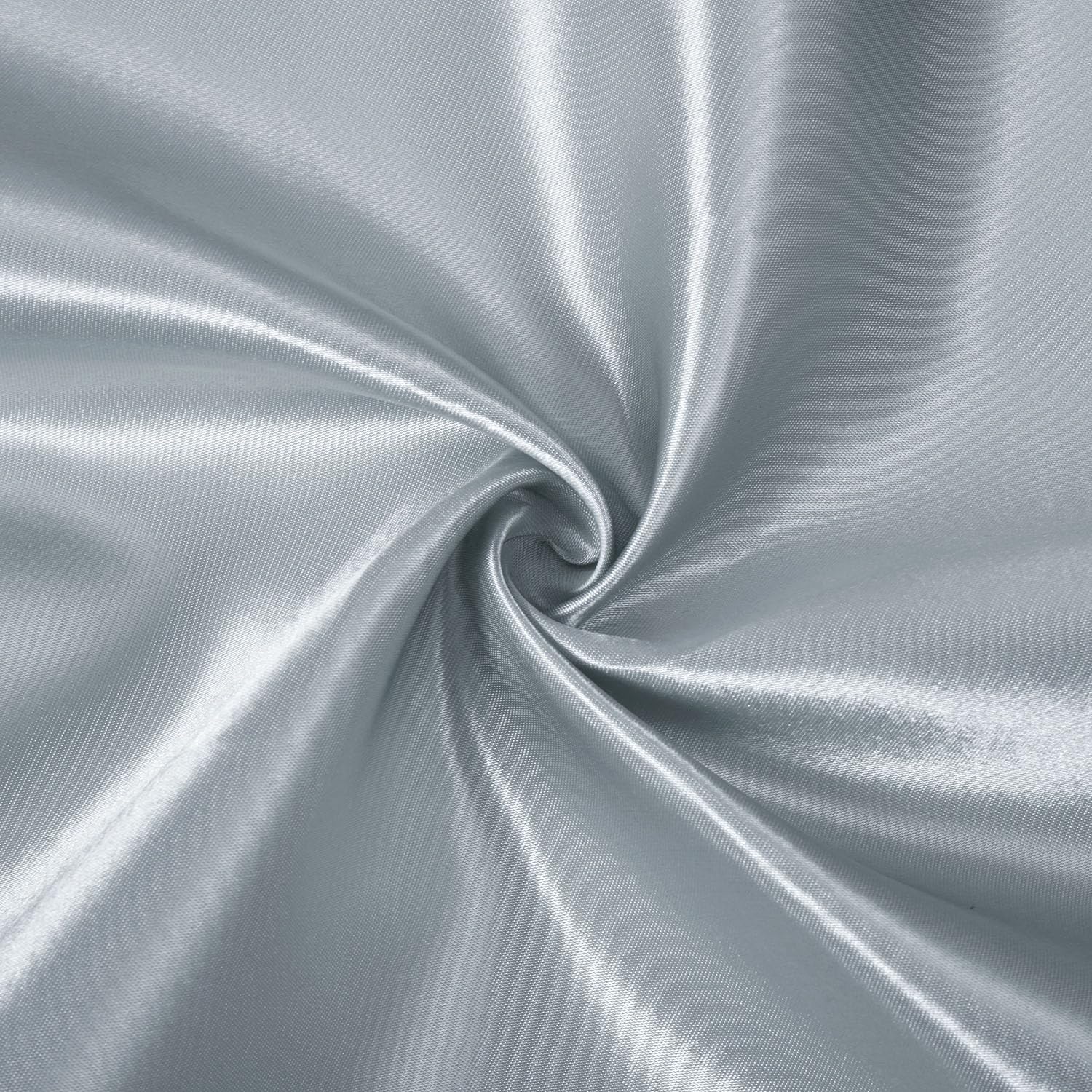 Skiennix Silver Table Runner - Satin Silk-Like Smooth Decor | 12 Pack, 12x108 Inches for Weddings & Parties