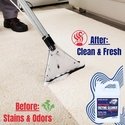 Enzyme Cleaner by Commercial - Multi-Purpose Odor Eliminator for Pet & Human Stains | 1 Gallon