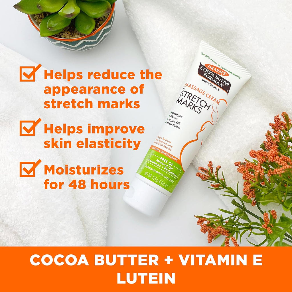 Palmer's Cocoa Butter Formula Pregnancy Skin Care Kit - Dermatologist Approved, 4-Piece Set for Stretch Marks and Scars