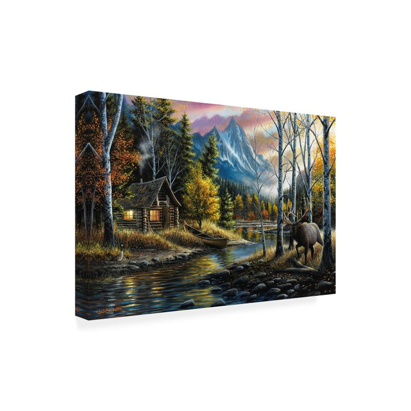Wrapped Canvas Wall Art - Chuck Black 'Living the Dream' Wall Art for Living Room, Bedroom, or Office Décor - 22x32