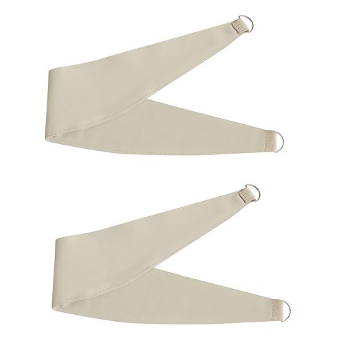 Bujasso Beige 80% Blackout Curtains with Sheer Overlay Mix and Match Double Layer Thermal Insulated Window Panels 95 inch for Bedroom Beige Drapes with Tiebacks Rod Pocket Back Tab 37" Wx95 Lx2