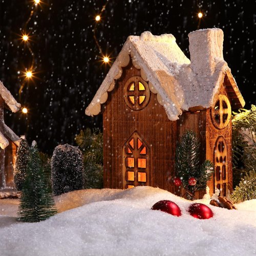 Kasyat Artificial Snow Powder | Christmas Decoration Filler | 600g White Snowflakes
