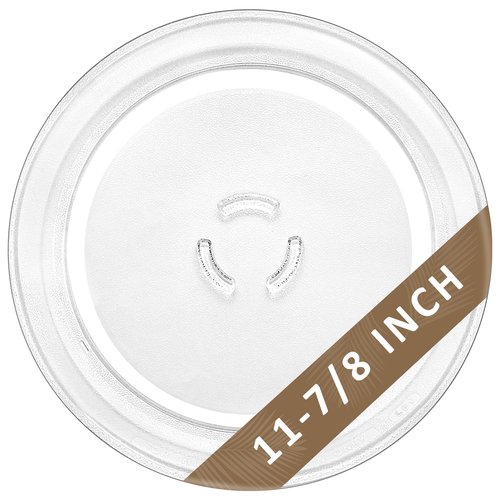 Microwave Glass Plate Turntable 14 1/8 Inch Replacement for G.E Sam-Sung Microwave WB49X10063 DE74-20002B Microwave Plate Replaces WB39X10038 WB49X10096 WB49X10030 DE74-20002D by Fetechmate